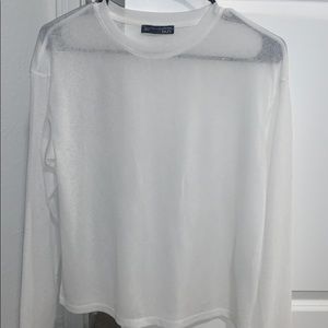 SHEIN White Long Sleeve